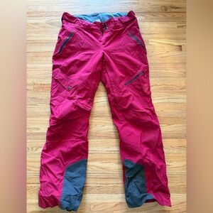Mountain Hardwear Women's Magenta Insulated Snow Pants